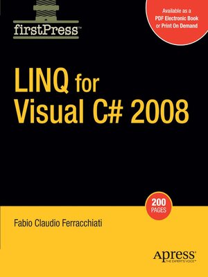 cover image of LINQ for Visual C# 2008